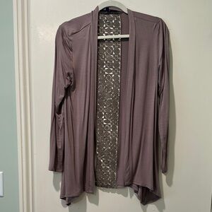 Women's Open Front Cardigan - Brown